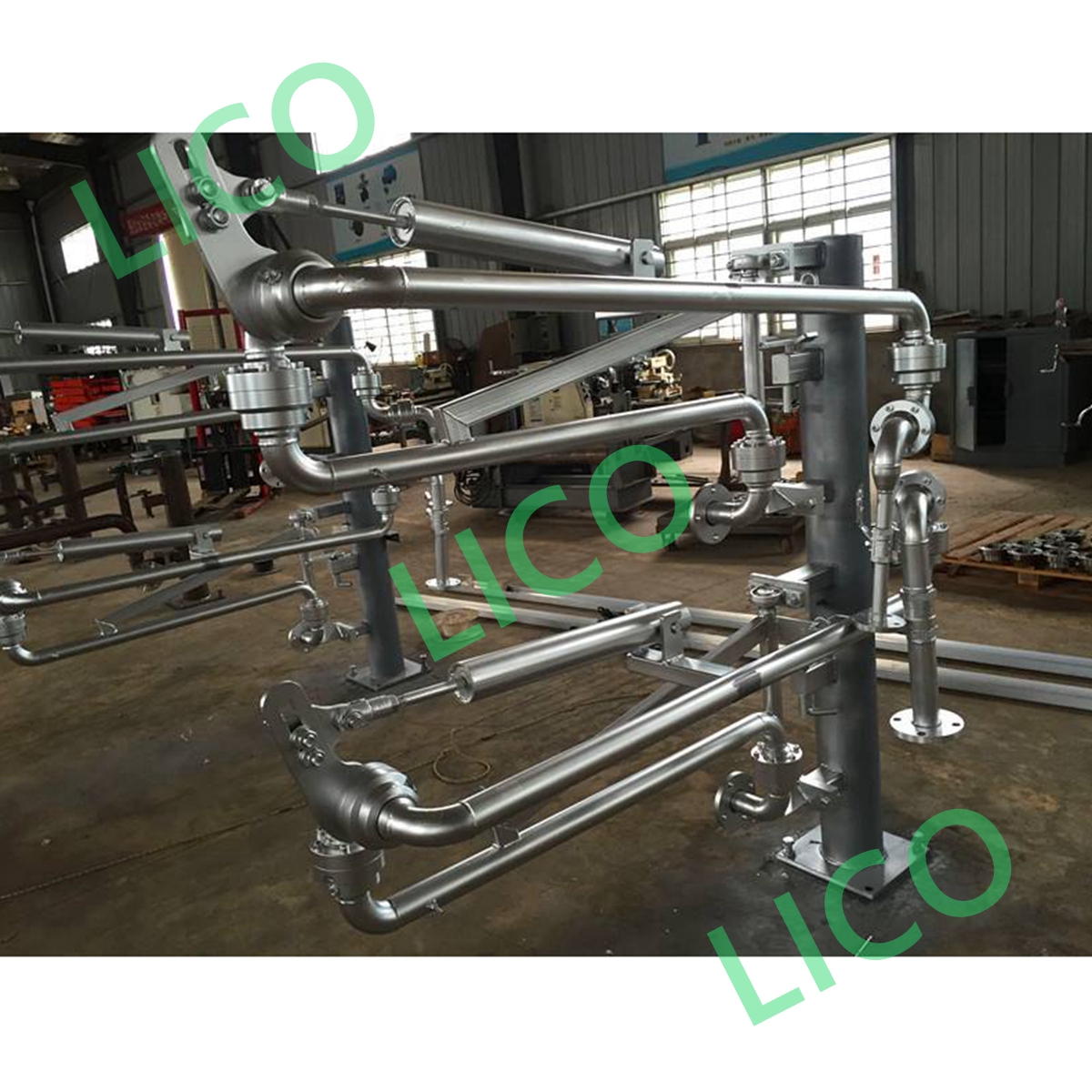 Stainless Steel Lpg Bottom Loading Arm With Coupling