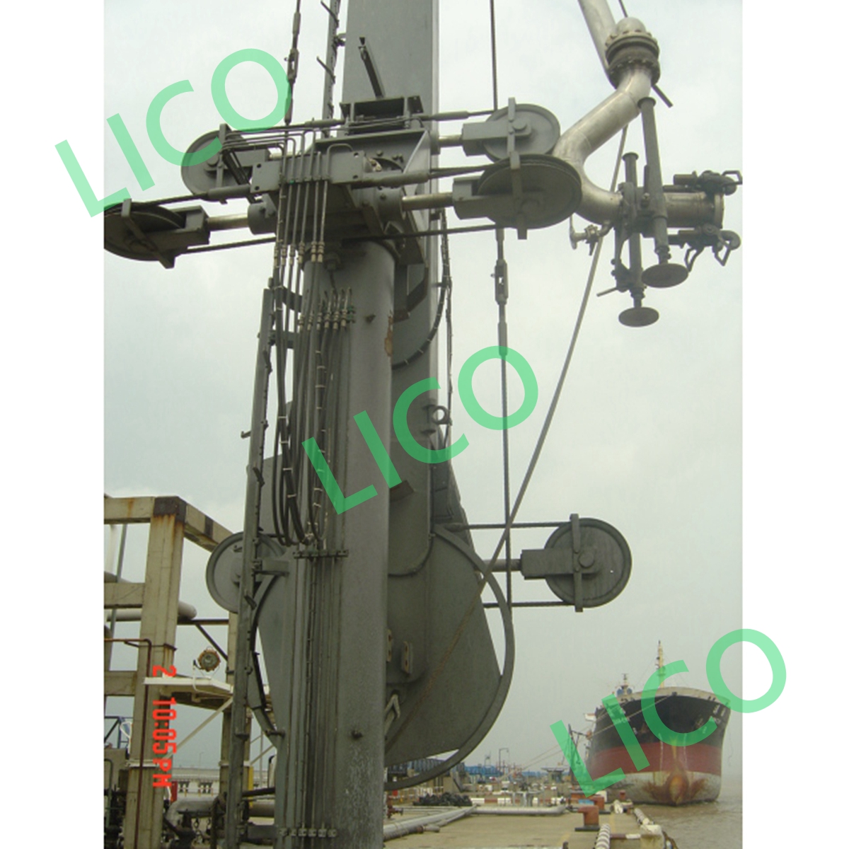  Hydraulic LPG Marine Loading Arm with Vapor Return Line